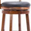 Tabouret de bar pivotant en bois massif-69426626-69426627