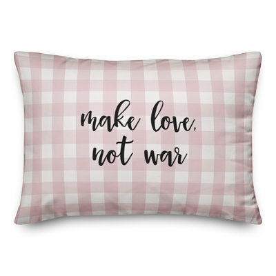  Coussin «Make Love Not War»