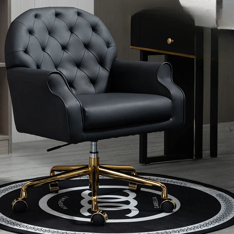 Delp Genuine Leather Side Chair