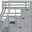 Lit mezzanine avec 7 tiroirs, 2 tablettes et un bureau-2061145981
