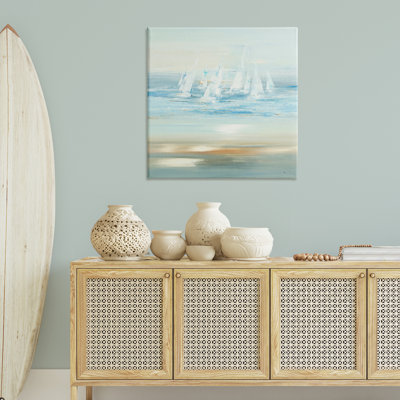 "Brossé voilier", art mural par Lisa Ridgers