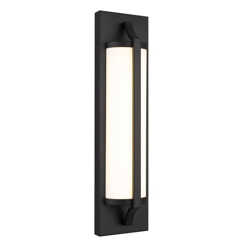 18-Inches Black Integrated LED Modern/Contemporary Bathroom Vanity Light Bar, Black