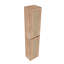 Armoire de salle de bain avec portes à fermeture en douceur et fixation murale