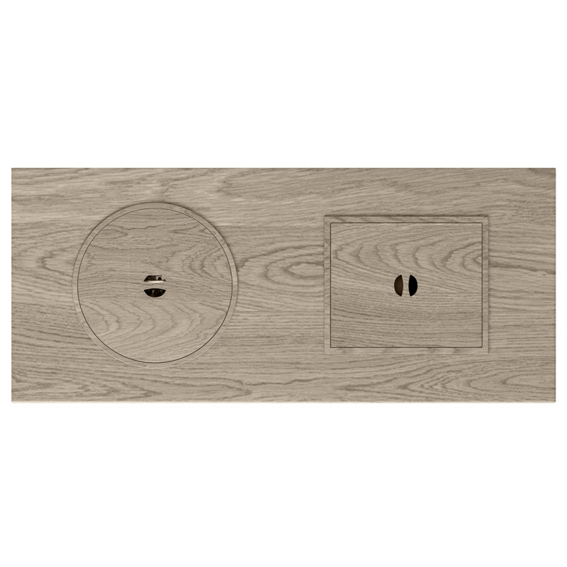 Table basse 3-en-1 avec seau à glace et foyer - beige