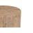 Solid Mango Wood Round End Table-1204403000