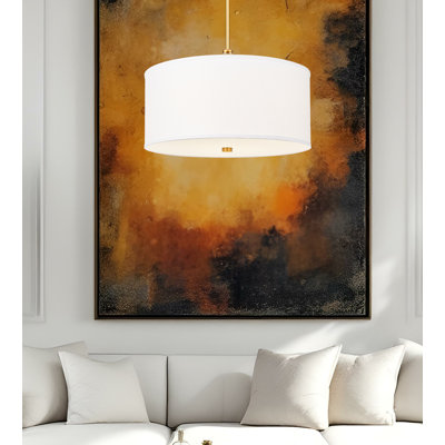 Linden 24 inch Modern Gold 1 Light Pendant