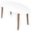 Table de salle à manger en bois massif Ada