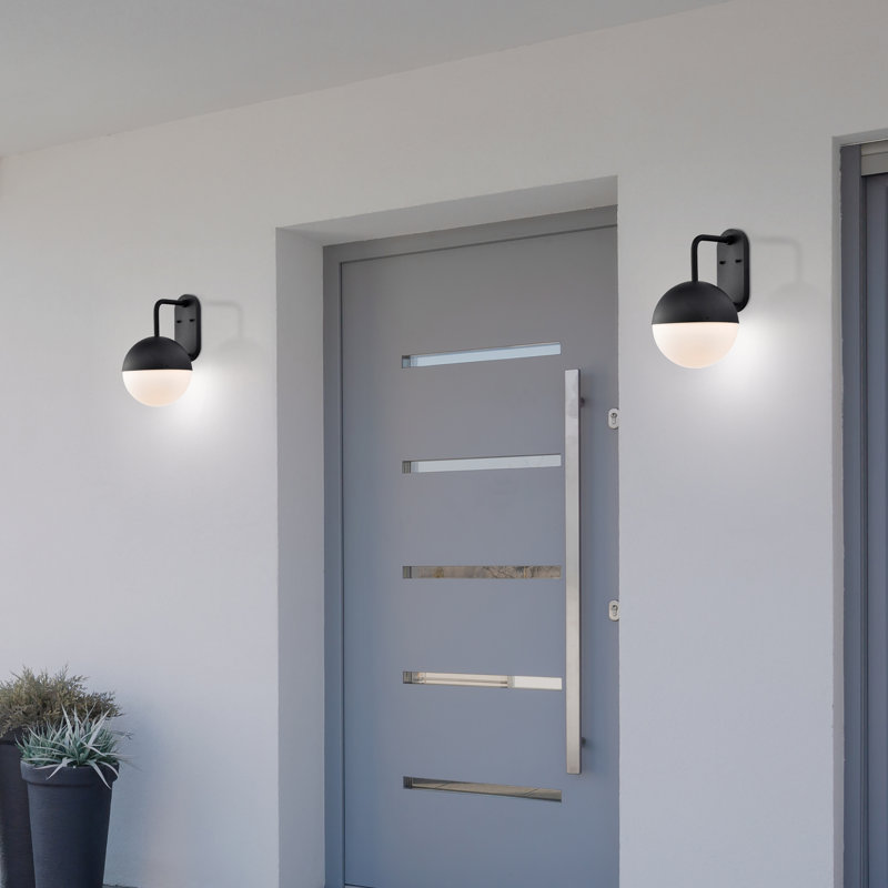 Seeber LED Wall Light, 16.5'' H X 10'' W X 11.6'' D, White Frosted