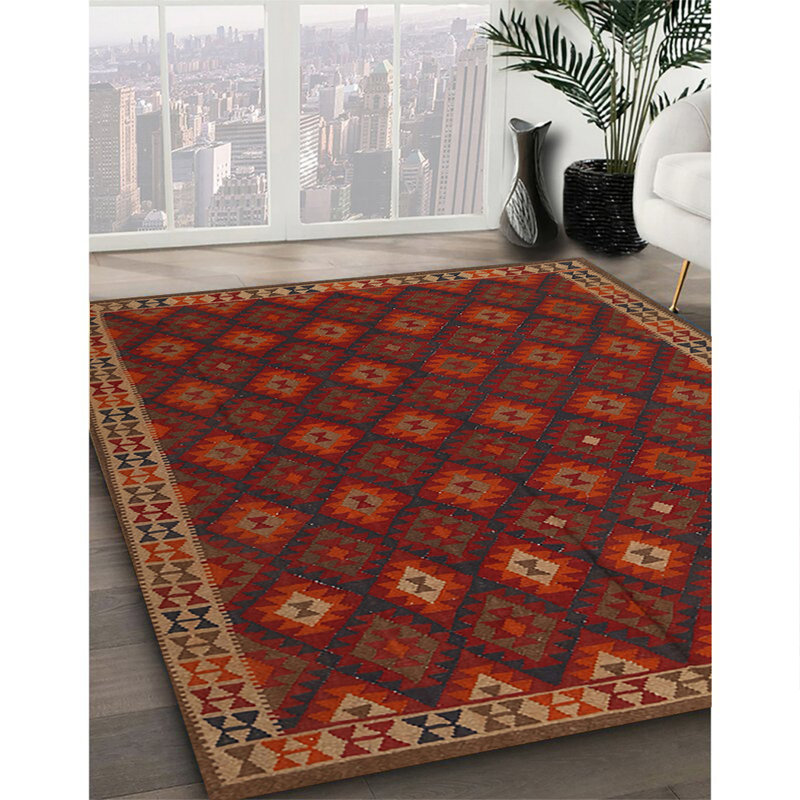 Oriental Indoor Rug, Square 4'