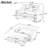 Isel 57'' Sofa Bed Sleeper Loveseat with USB Port and Two Pillows-1944927199