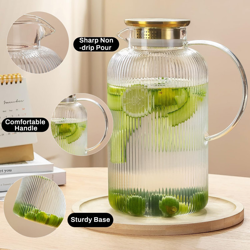 Carafe à eau 100 oz / 3 litres Classic Stripes