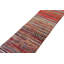 Pasha Wool Striped Area Rug in Blue/Red/Orange/Green