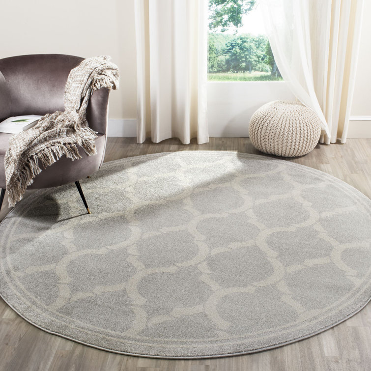 Ammundsen Geometric Light Grey/Ivory Area Rug