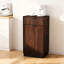 Armoire à ordures inclinable de 10 gallons avec tiroir dissimulé, organisateur de rangement à recyclage de grain de bois pour la cuisine et la salle de bain-119969378