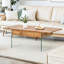 Table basse multifonctionnelle à plateau relevable - Autocollant grain-2016045714