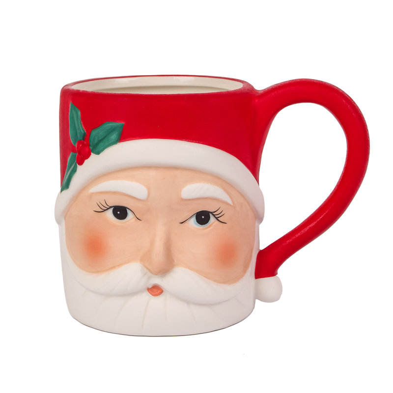 Paire de tasses à café HGTV Home Collection, rouge, Rouge