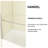 34" x 58" Pivot Tub Door-94286309