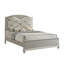 Ensemble de chambre à coucher tapissier à panneau 6 pièces Jakelynn Champagne