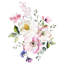 Flowers Bathroom Toilet Seat Lid Cover, Leaves Flowers Toilet Stickers Modern Minimalist Flowers Pattern Self-Adhesive Toilet Lid Stickers PVC Toilet Cover Decal for Bathroom Restroom Decor