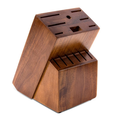 Large Wooden Bamboo 14 Slot Universal Knife Block Kitchen Knife Chopping Board Storage Rack