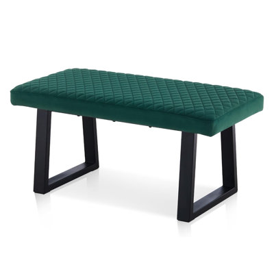 Velvet Upholstered Bench