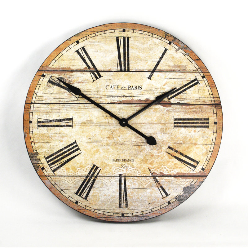 Wood Analog Wall Clock