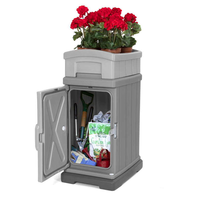 Boîte de rangement avec rangement Hide Away, Gris