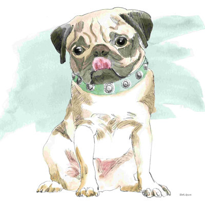 Glamour Pups X par Beth Grove - peinture sur toile tendue
