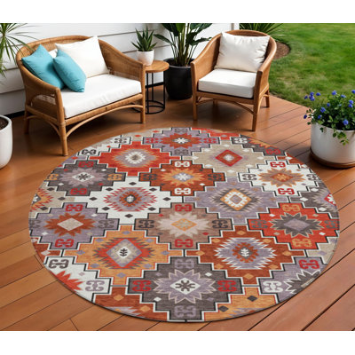 Tapis rond lavable 8 pi