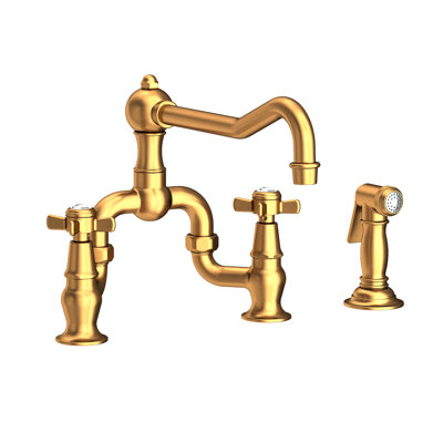 Fairfield Kitchen Bridge Faucet with Side Spray