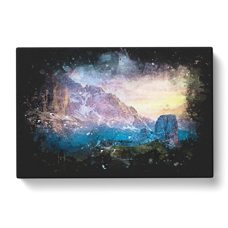 Mountain View - Wrapped Canvas, 40cm H x 60cm W x 3cm D