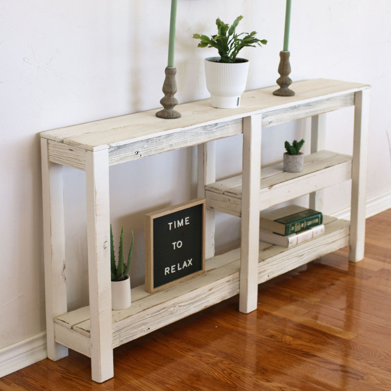 White 60" Midway Console