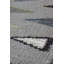 Tapis scandinave unique 9 pi 7 po x 12 pi 2 po gris / argent / or New Age