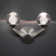 Double Bubble 2 - Light LED Armed Sconce