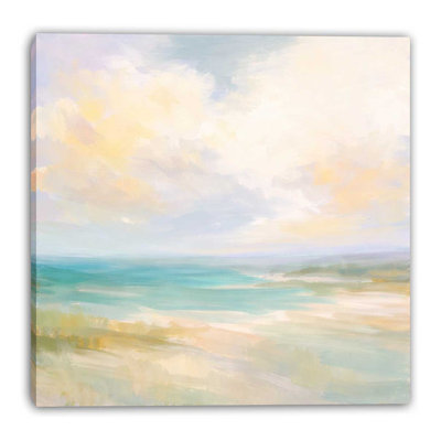 Sea Glass Morning Wrapped Canvas Wall Art
