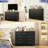 52" Wide Metal Dresser Chest with 9 Drawers-743731106