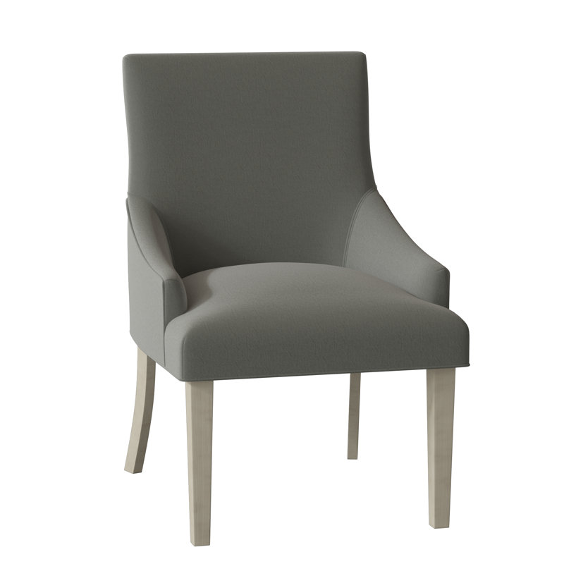 Fauteuil de 25,5 po Ashton, 9953 Pewter, Amande chamois