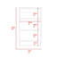 Cabinet H 30 ", quatre tablettes, vertical-1721833290