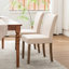 Solid Wood Upholstered Dining Chairs (Set of 2)-696470668