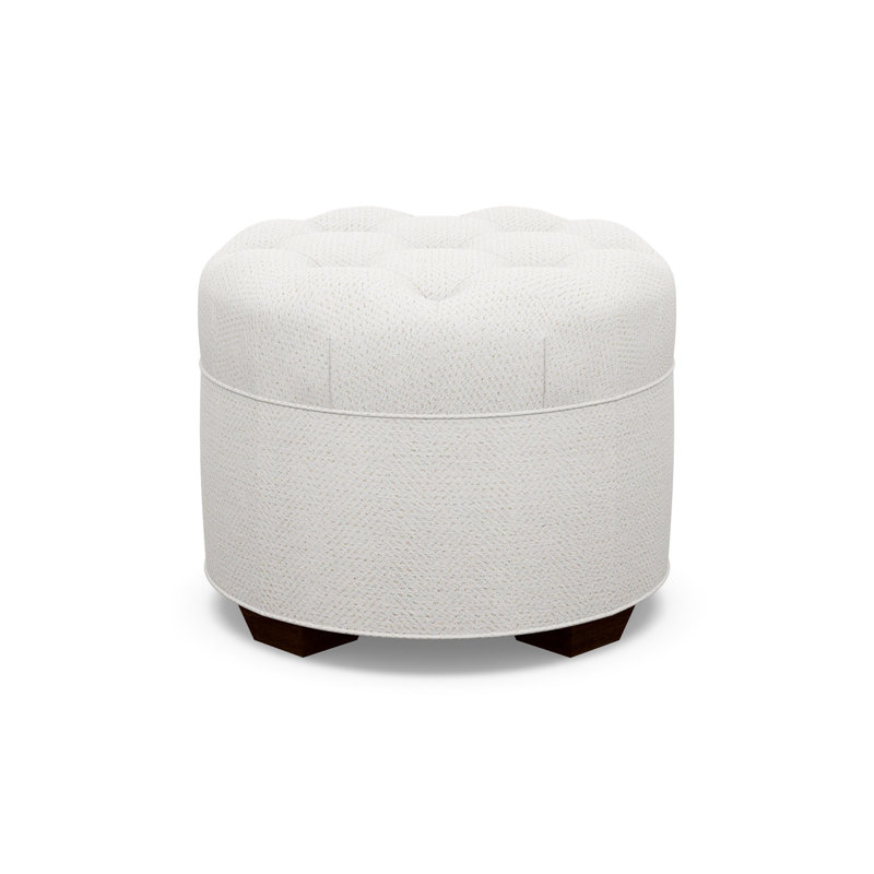 Round Ottoman, 8240-99, Walnut