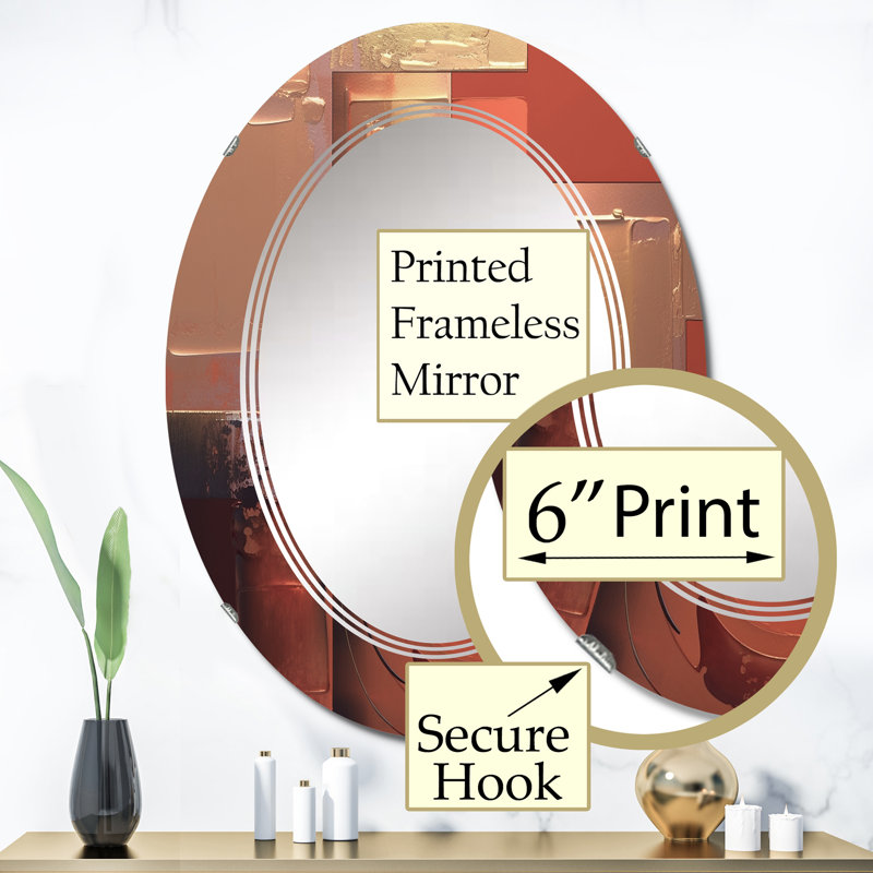Miroir mural Bonithon, 36 po x 24 po