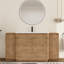 Ensemble de meuble-lavabo simple 64 po avec plateau en céramique Ornar, meuble-lavabo simple autoportant avec lavabo en céramique-1373298455