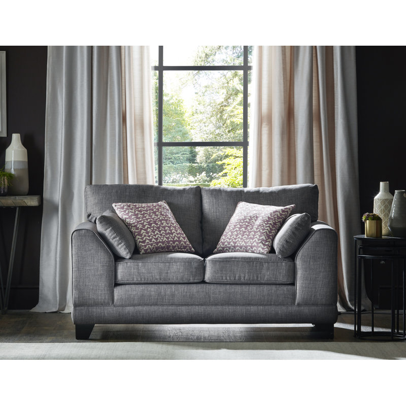 Matheus 2 Seater Sofa, Charcoal