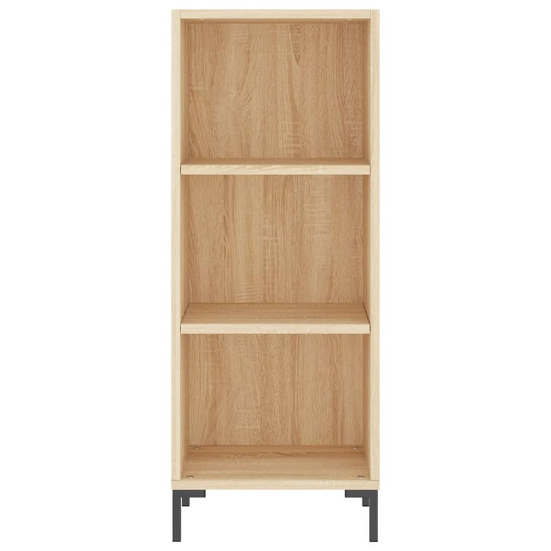 Magsud 90cm H x 34.5cm W Standard Bookcase, Sonoma Oak