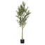 Olive artificielle avec pot en plastique noir