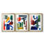 «Colorful Shapes I», reproduction encadrée de qualité supérieure - prête à être accrochée-69982035-69982040