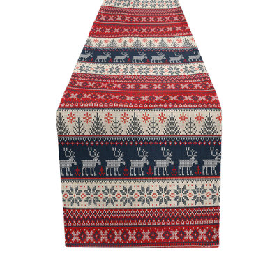 Christmas and Holiday Colorful Table Runners, Great for Festive Decorating