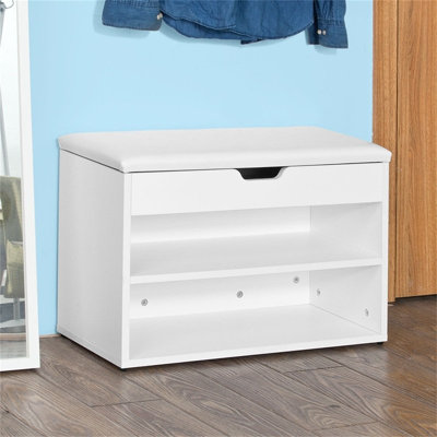 6 Pair Shoe Storage Bench