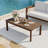 Outdoor Solid Wood Patio Coffee Table