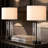 23'' USB Glass Table Lamp Set(Bulbs Included)-1399576612